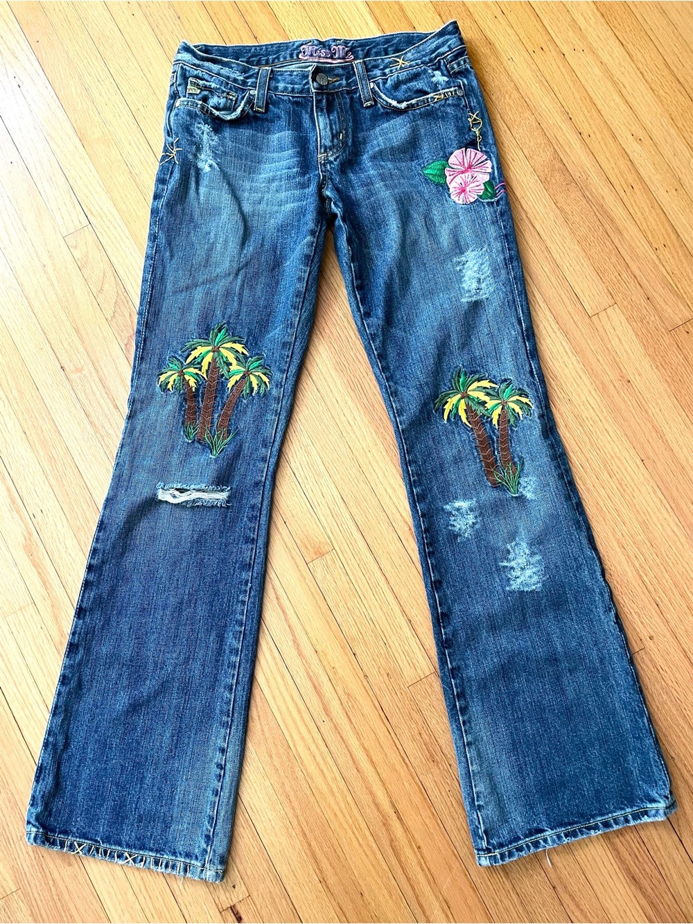 Vintage Y2K Miss Me Aloha Low-Rise Jeans 27